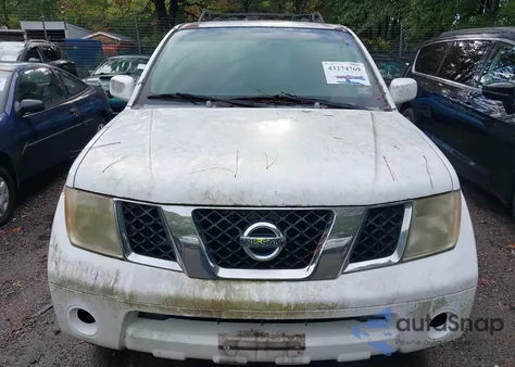 2006 Nissan Pathfinder Se из США, поврежденный, VIN 5N1AR18U96C608237